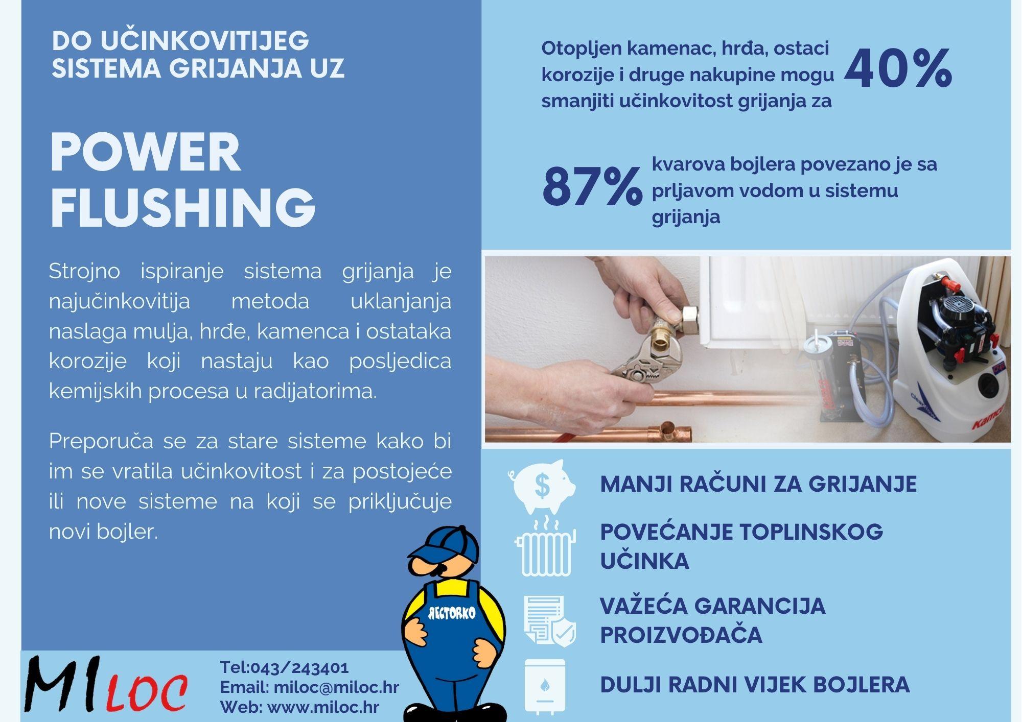 Kaštela - kastelahr.com - Shopping - Power Flushing – strojno čišćenje sistema grijanja