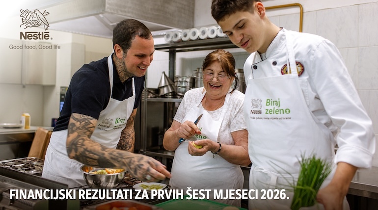 Kaštela - kastelahr.com - GIA  - gospodarska info agencija - Nestlé objavio rezultate za prvih šest mjeseci 2026.: realizacija strategije pokreće RIG