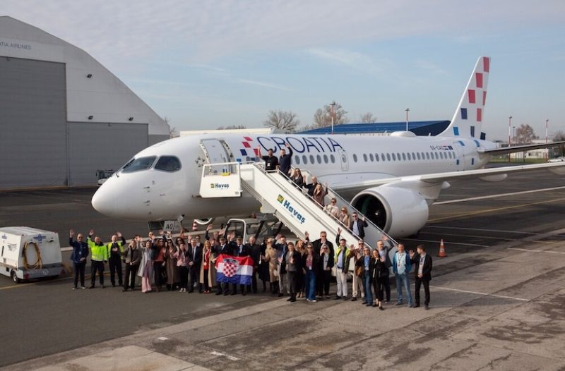 Kaštela - kastelahr.com - Croatia Airlines dočekao osmi novi zrakoplov Airbus A220