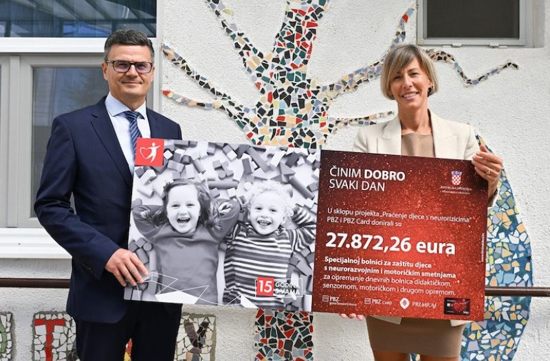 Kaštela - kastelahr.com - PBZ Grupa donirala gotovo 30.000 eura za opremanje triju dnevnih bolnica Specijalne bolnice za zaštitu djece s neurorazvojnim i motoričkim smetnjama
