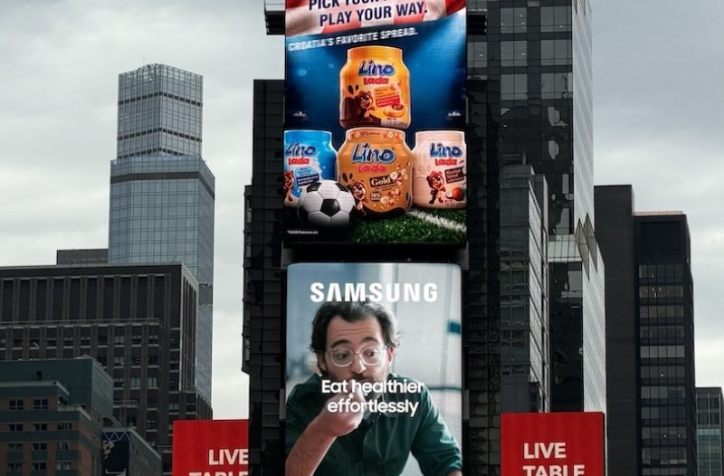 Kaštela - kastelahr.com - Navijačka Lino Lada među globalnim brendovima na Times Squareu