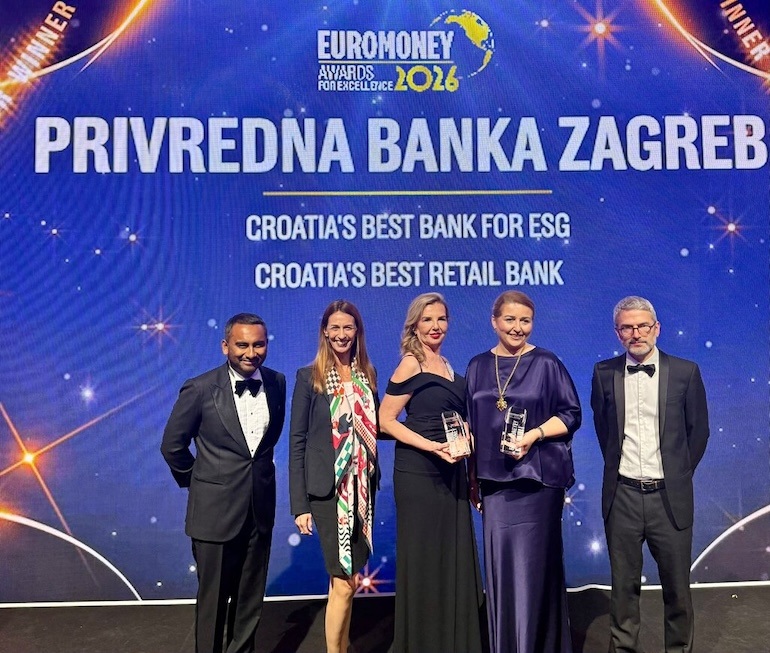 Kaštela - kastelahr.com - GIA  - gospodarska info agencija - Euromoney: PBZ proglašen najboljom retail bankom i najboljom ESG bankom u Hrvatskoj